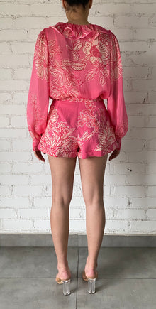 Hemant & Nandita | Asha Floral Top | Pink