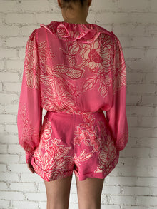 Hemant & Nandita | Asha Floral Top | Pink