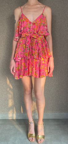 Hemant & Nandita | Bela Short Dress | Pink