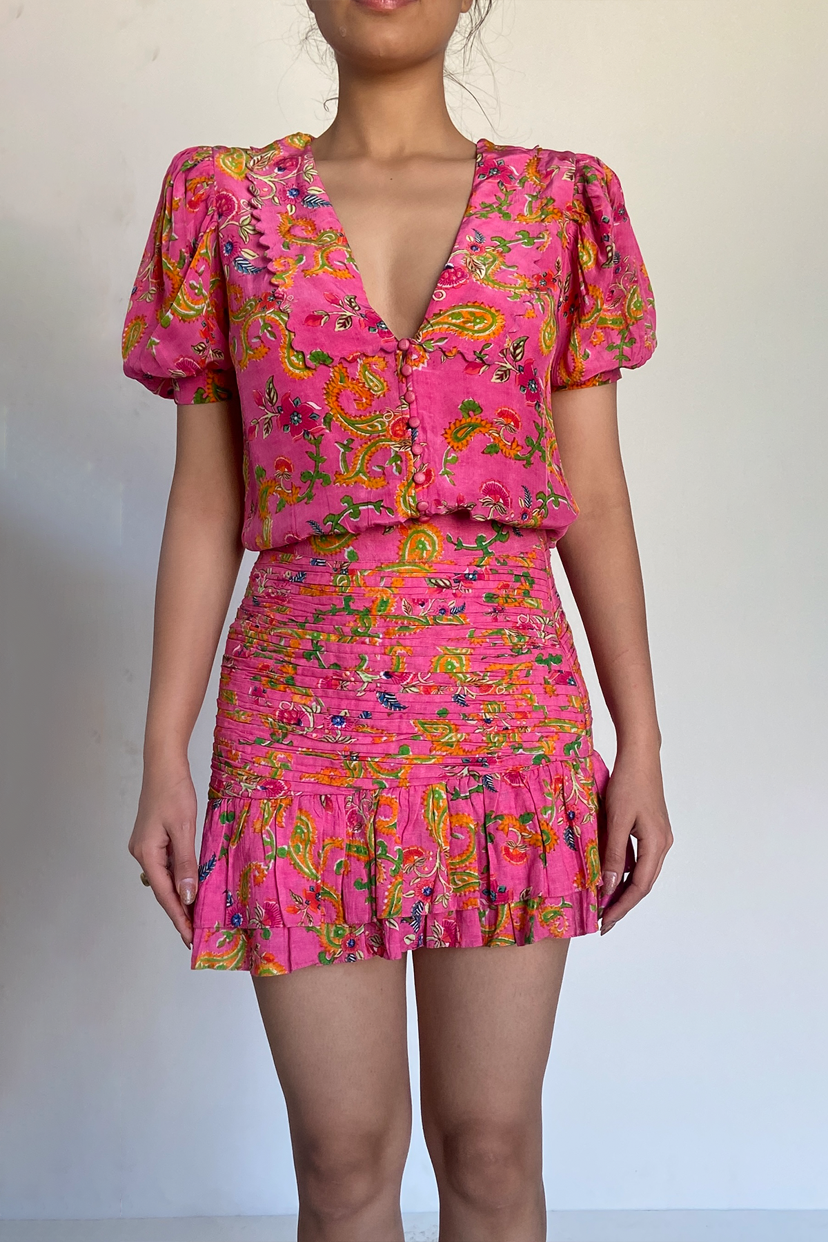 Short Skirt | Pink/Multi