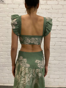 Hemant & Nandita | Dara Crop Top | Green