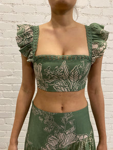 Hemant & Nandita | Dara Crop Top | Green