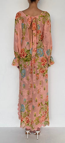 Kaftan With Printed Slip | Multi