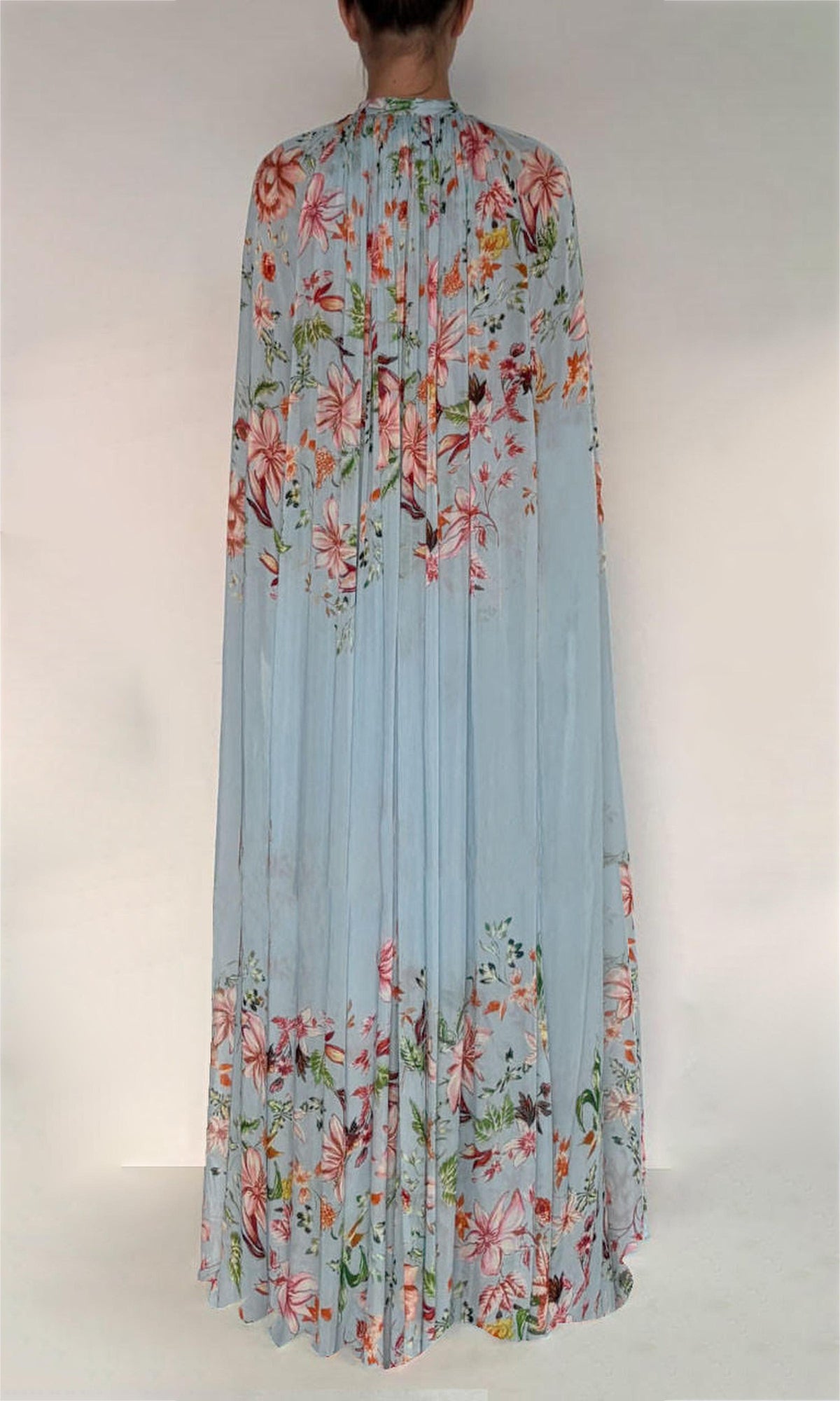Womens | Elza Flat Chiffon Maxi Dress | Multi