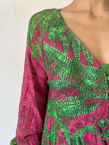 Hemant & Nandita | Goa Kaftan | Green/Pink