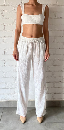 Hemant & Nandita | Ilara Flared Pants | White