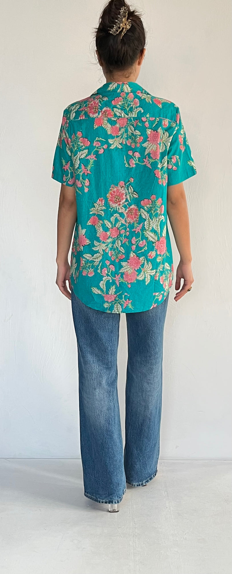 Hemant & Nandita | Half-Sleeve Shirt | Green