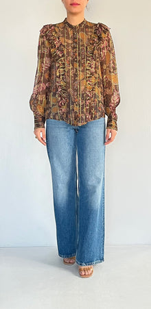 Hemant & Nandita | Brown Lurex Shirt | Brown
