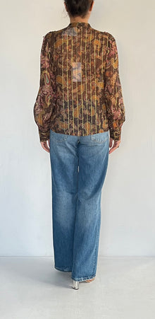 Hemant & Nandita | Brown Lurex Shirt | Brown