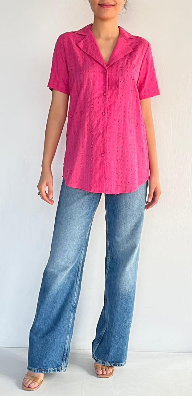 Hemant & Nandita | Schifli Shirt | Pink