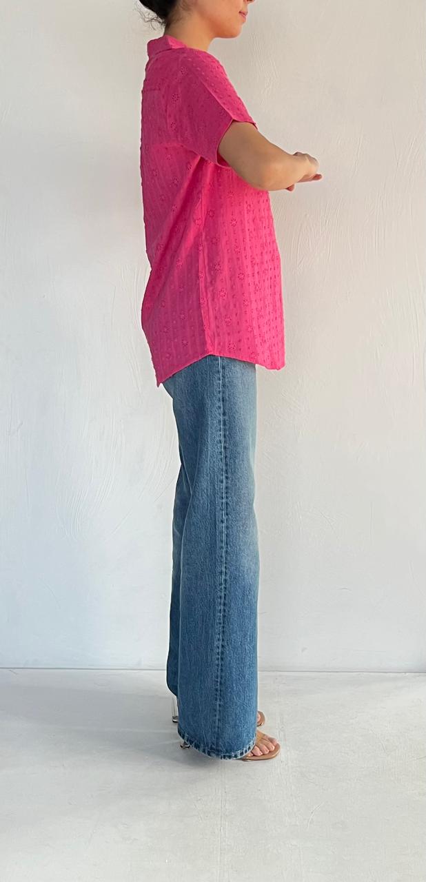 Hemant & Nandita | Schifli Shirt | Pink