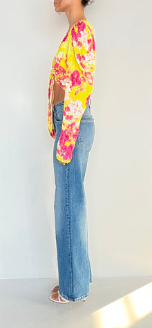 Hemant & Nandita | Printed Top | Yellow