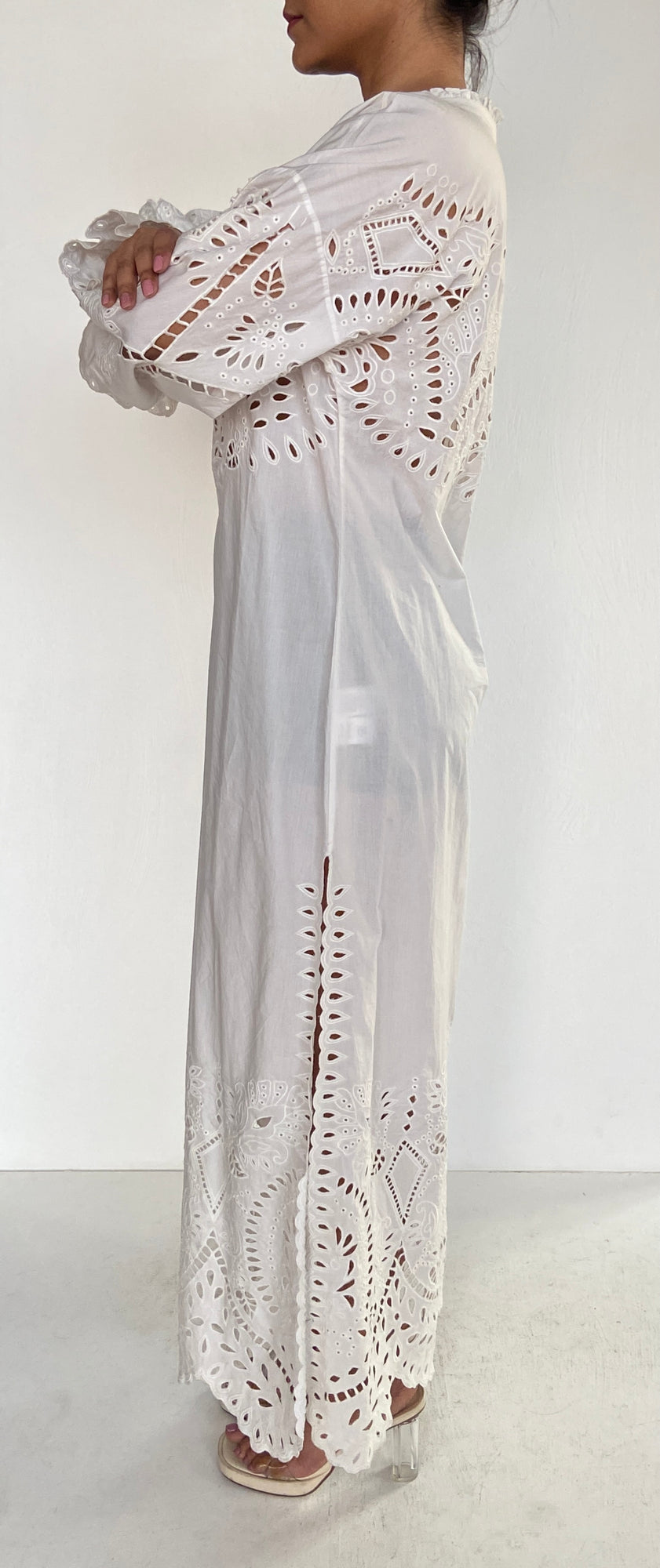 Hemant & Nandita | Aisha Long Dress | White