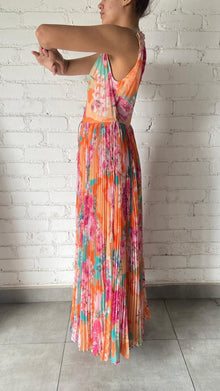 Hemant & Nandita | Bela Long Dress | Orange