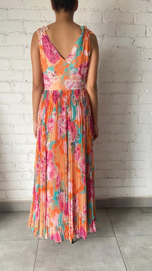 Hemant & Nandita | Bela Long Dress | Orange