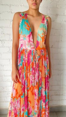 Hemant & Nandita | Bela Long Dress | Orange