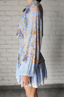Hemant & Nandita | Lyan Short Dress | Blue