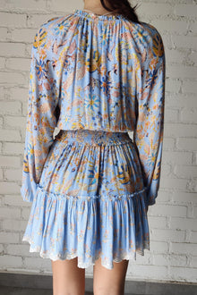 Hemant & Nandita | Lyan Short Dress | Blue