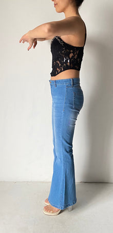 Hemant & Nandita | Mari Corset Strappy Top | Black