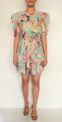 Hemant & Nandita | Sage Short Dress | Multicolor