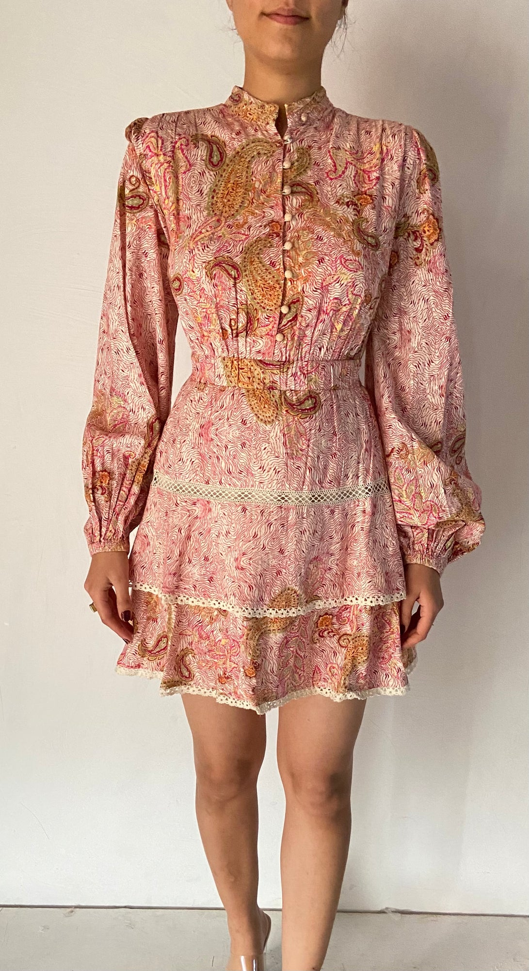 Hemant & Nandita | Vera Short Dress | Pink