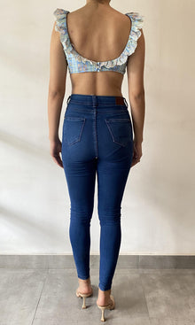 Womens | Inv Cotton Top | Blue Multi