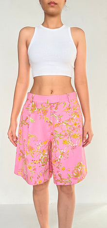 Hemant & Nandita | Fiora Bermuda Shorts | Pink