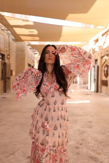 Hemant & Nandita | Isla Maxi Dress | Peach