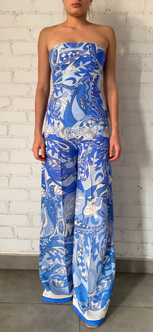Hemant & Nandita | Jash Strapless Top | Blue