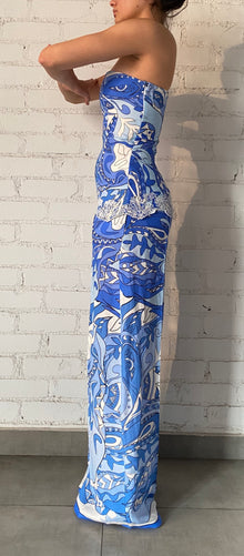 Hemant & Nandita | Jash Strapless Top | Blue