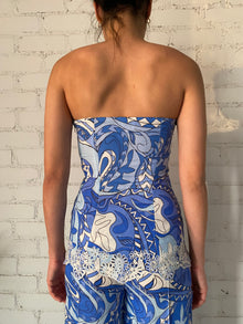 Hemant & Nandita | Jash Strapless Top | Blue