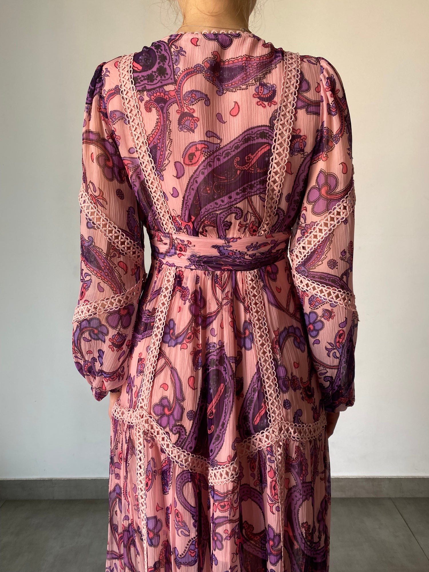 Hemant & Nandita | Jaya Long Dress | Pink