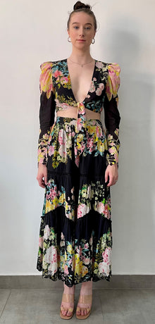 Hemant & Nandita | Jolie Midi Skirt | Black