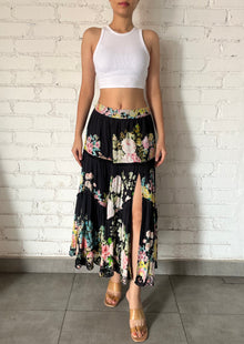 Hemant & Nandita | Jolie Midi Skirt | Black