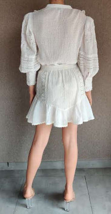 Hemant & Nandita | Juhi Skirt | White