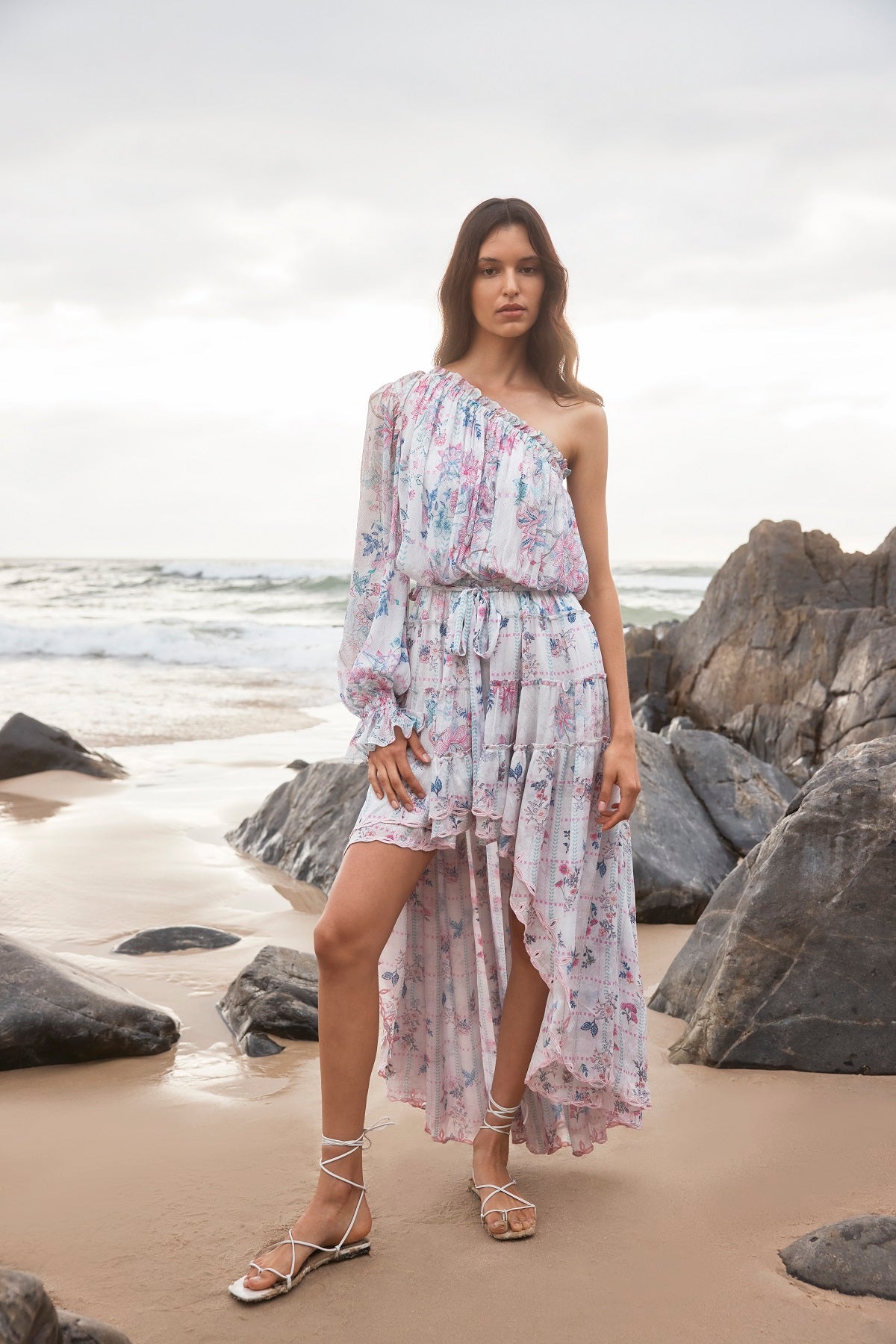 Hemant & Nandita | Kati Long Dress | White
