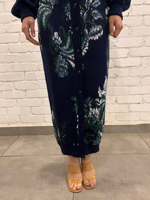 Hemant & Nandita | Keva Midi Skirt | Green/Blue