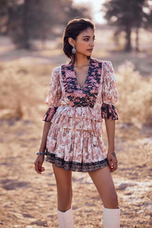 Hemant & Nandita | Luana Mini Skirt | Black/White