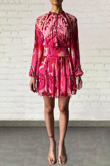 Short Dress | Peach/Pink