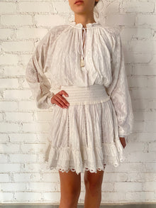Hemant & Nandita | Mavi Short Dress | Off-White