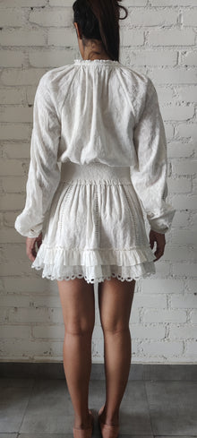 Hemant & Nandita | Mavi Short Dress | Off-White