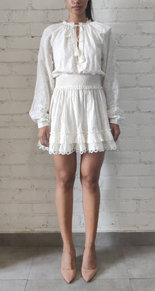 Hemant & Nandita | Mavi Short Dress | Off-White