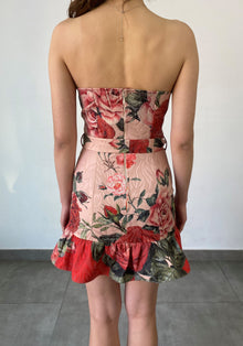 Hemant & Nandita | Naaz Sleeveless Short Dress | Peach