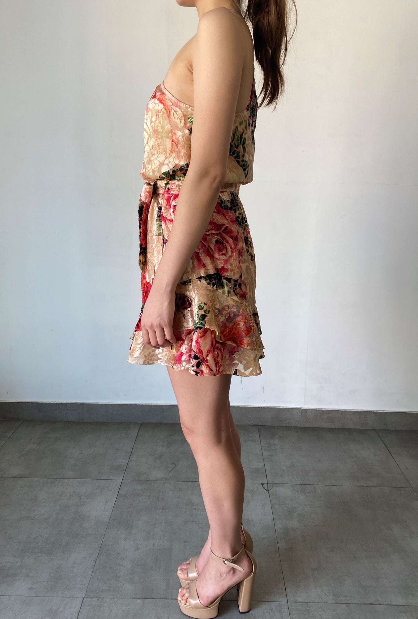 Hemant & Nandita | Naaz Short Dress | Peach