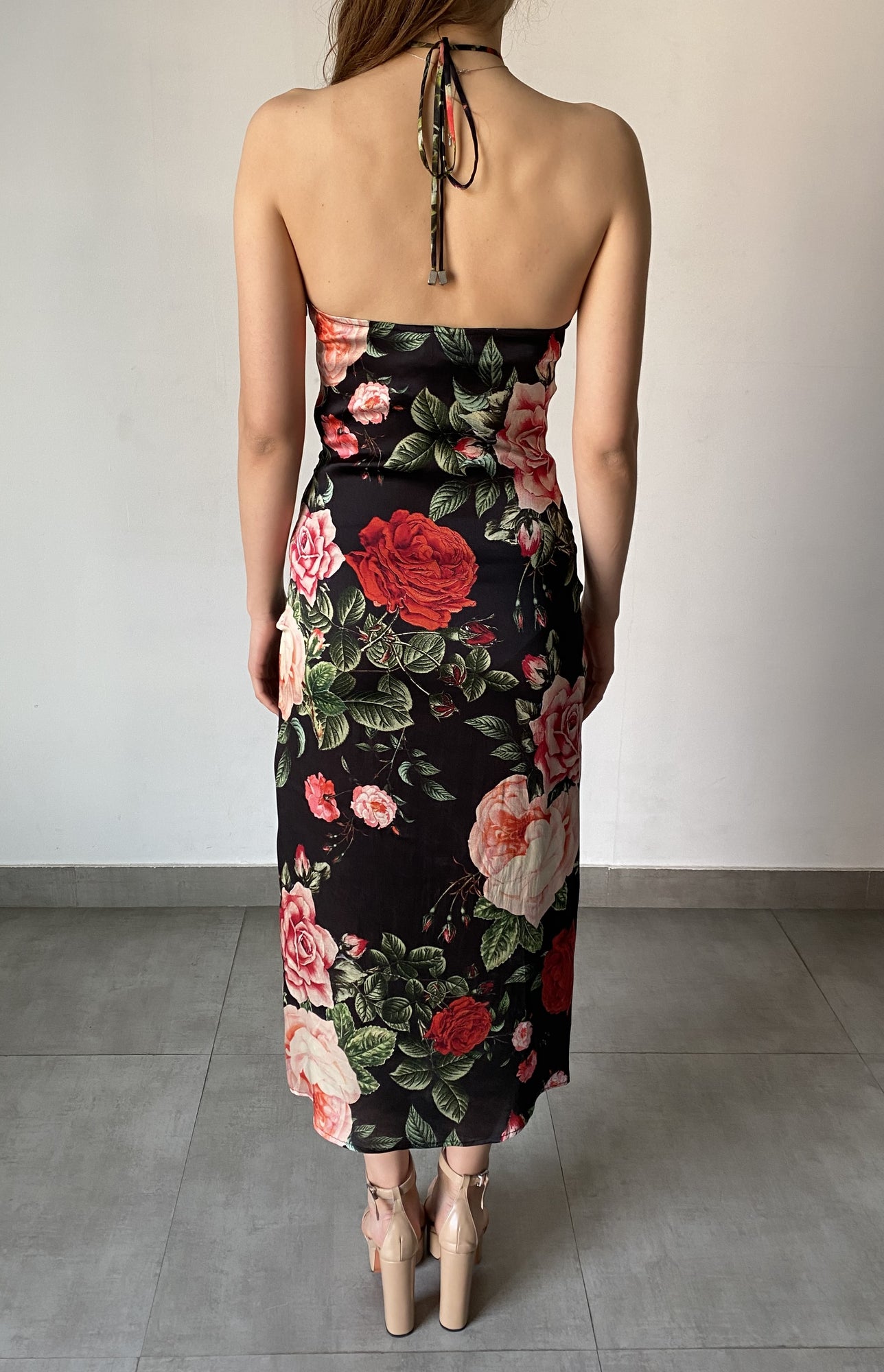 Hemant & Nandita | Naaz Midi Dress | Black