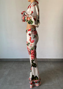 Hemant & Nandita | Naaz Flared Pants | White