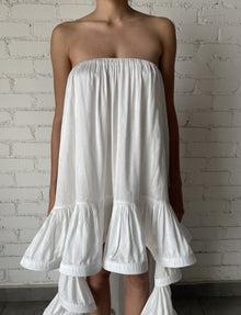 Hemant & Nandita | Nera High Low Dress | White