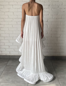 Hemant & Nandita | Nera High Low Dress | White