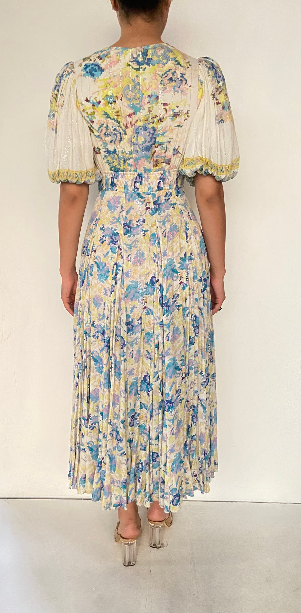 Hemant & Nandita | Nova Midi Dress | Blue