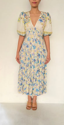 Hemant & Nandita | Nova Midi Dress | Blue